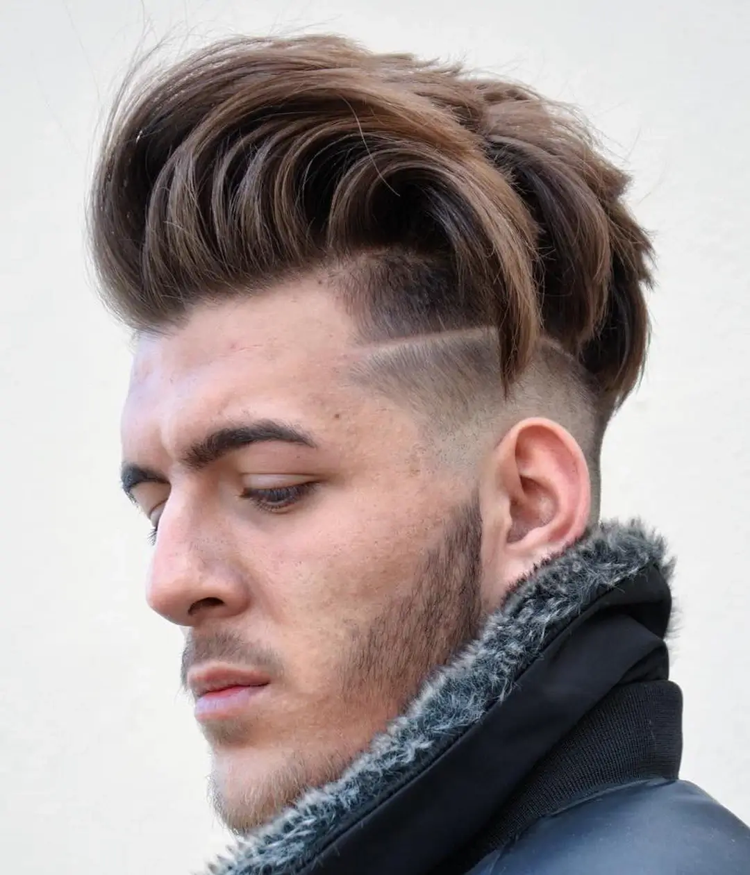 Men's Side Swept Disconnected Undercut from Fifth Ave Barber Shop in Midtown NYC