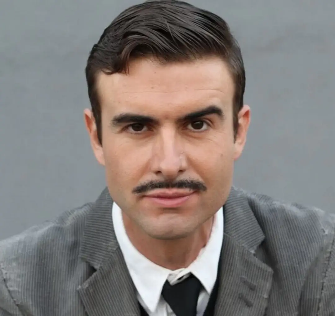 Men's Pencil Mustache from Fifth Ave Barber Shop in Midtown NYC