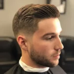 Men's Low Fade Haircut in Midtown NYC from Fifth Avenue Barber Shop