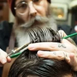 Men's Scissor Cut in Midtown NYC from Fifth Avenue Barber Shop