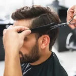 Men's Scissor Cut in Midtown NYC from Fifth Avenue Barber Shop