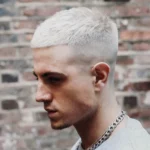 Men's Bleached Crew Cut in Midtown NYC from Fifth Avenue Barber Shop