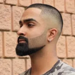 Men's High Temple Fade Buzz Cut in Midtown NYC from Fifth Avenue Barber Shop