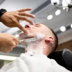 Men's Hot Towel Shave with Razor in Midtown NYC from Fifth Avenue Barber Shop