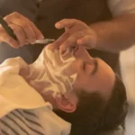 Men's Hot Towel Shave with Razor in Midtown NYC from Fifth Avenue Barber Shop