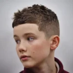 Children's Short Spiky Crop Haircut in Midtown NYC from Fifth Avenue Barber Shop